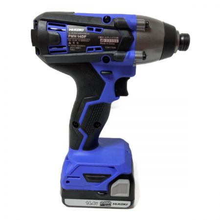  HiKOKI ハイコーキ 14.4V コードレスインパクトドライバ （バッテリ2個・充電器・ケース付） FWH14DF(2BG)