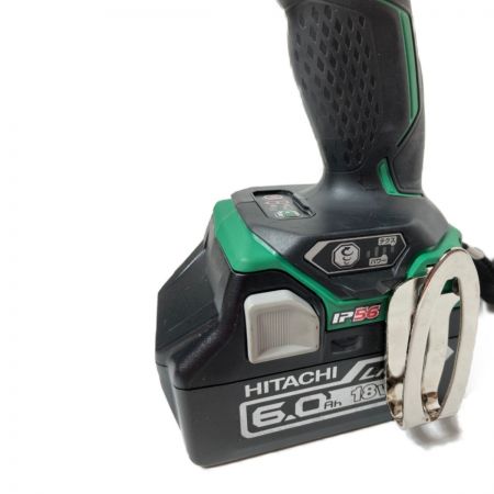  HITACHI 日立 18V コードレスインパクトドライバ （バッテリ2個・充電器・ケース付） WH18DDL2 グリーン
