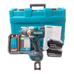 ＊＊ MAKITA マキタ 18V 充電式インパクトレンチ （バッテリ2個・充電器・ケース付） TW700DRGX ブルー Sランク