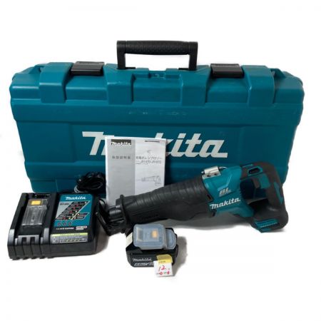  MAKITA マキタ 18V レシプロソー (バッテリ1個・充電器・ケース付） JR187D ブルー