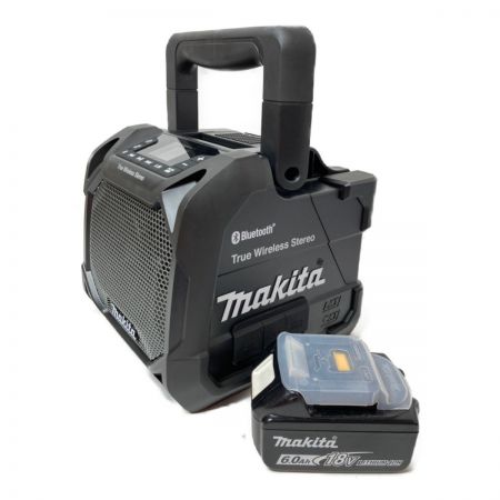  MAKITA マキタ 10.8V~18V 充電式スピーカー Bluetooth バッテリ1個付属 (充電器なし） MR203 ブラック
