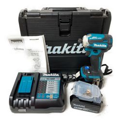 ＊＊ MAKITA マキタ 18V 充電式インパクトドライバ （バッテリ2個・充電器・ケース付） TD171DRGX ブルー Aランク