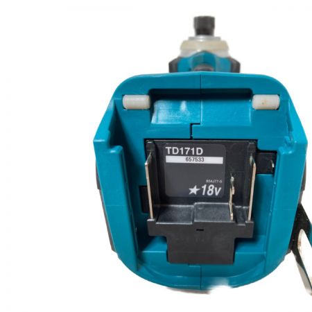  MAKITA マキタ 18V 充電式インパクトドライバ （バッテリ2個・充電器・ケース付） TD171DRGX ブルー