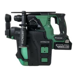 ＊＊ HITACHI 日立 26mm　18Vロータリハンマドリル （集じんシステム・バッテリー×2個付） DH18DBL 2LYPK Bランク