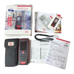 ＊＊ LEICA 赤レーザー距離計 レーザーポインター ケース・取説付 DISTO-D510 ブラック×レッド Aランク