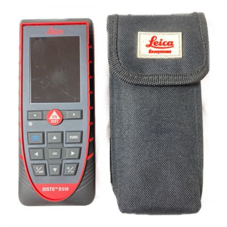  LEICA 赤レーザー距離計 レーザーポインター ケース・取説付 DISTO-D510 ブラック×レッド