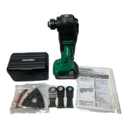 ＊＊ HiKOKI ハイコーキ 18V コードレスマルチツール  (バッテリ1個・先端工具付）充電器なし CV18DBL グリーン Aランク