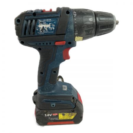  BOSCH ボッシュ 18V コードレスドリルドライバ (バッテリ2個・充電器付） GSR18V-LI ネイビー