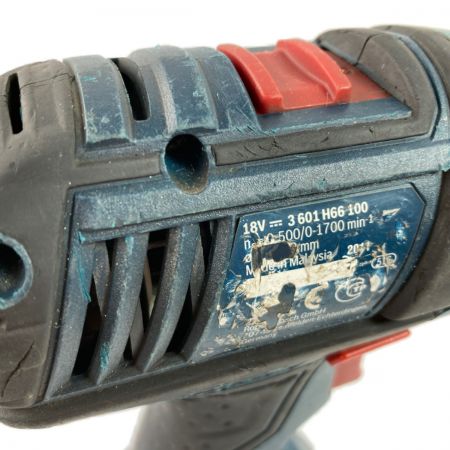  BOSCH ボッシュ 18V コードレスドリルドライバ (バッテリ2個・充電器付） GSR18V-LI ネイビー