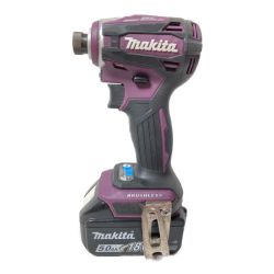 ＊＊ MAKITA マキタ 18V 充電式インパクトドライバ バッテリ1個付属 TD172D オーセンティックパープル Bランク