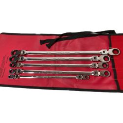 ＊＊ Snap-on スナップオン 高耐久ダブルフレックスラチェッティングボックスレンチ セット XFRM810/XFRM1214/XFRM1315/XFRM1618/XFRM1719 Bランク