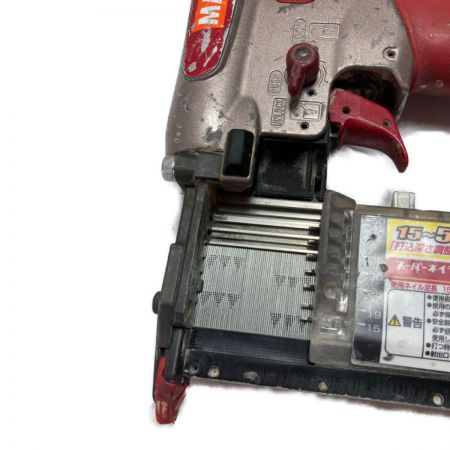  MAX マックス 15~50mm 高圧エアネイラ 本体のみ HA-50P1/P50F3 レッド