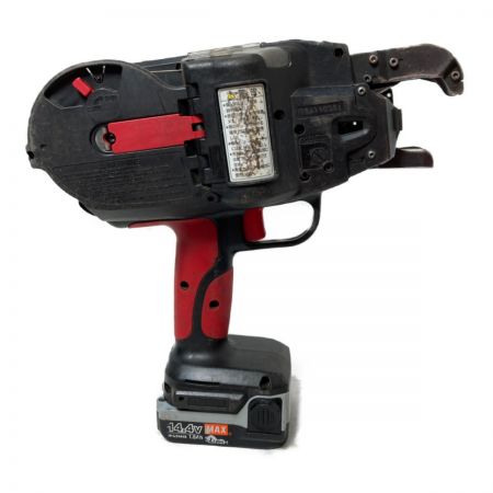  MAX マックス 鉄筋結束機 リバータイヤ  (バッテリ2個・充電器・ケース付） RB-399-B2C ブラック×レッド