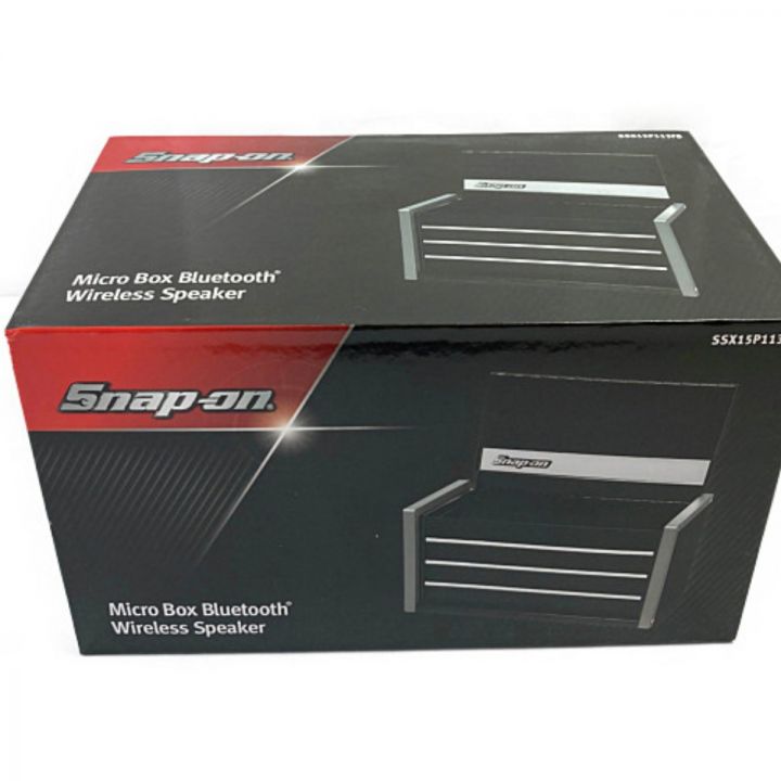 Snap-on スナップオン Micro Box Bluetooth Wireless Speaker ワイヤレススピーカー 箱付  SSX15P113FB ブラック｜中古｜なんでもリサイクルビッグバン