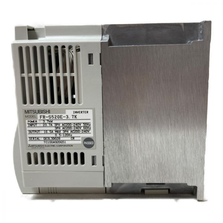 MITSUBISHI ミツビシ 汎用インバータ FREQROL AC200~240V 50/60Hz FR-S520E-3.7K  ホワイト｜中古｜なんでもリサイクルビッグバン