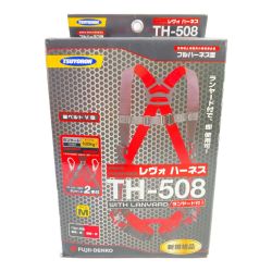 ＊＊ 藤井電工 ツヨロン レヴォ ハーネス Mサイズ 新規格品 TH-508 ブラック×レッド Sランク