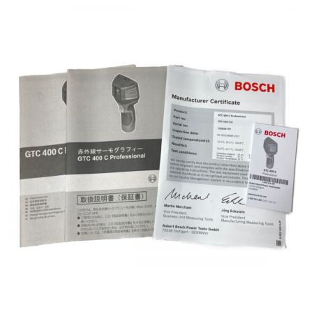  BOSCH ボッシュ サーモグラフィー ケース付 GTC400C Professional ネイビー