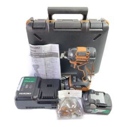 ＊＊ HiKOKI ハイコーキ 36V コードレスインパクトドライバ(バッテリ2個・充電器・ケース付） WH36DC 2XPS GC グランドキャメル Bランク