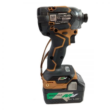  HiKOKI ハイコーキ 36V コードレスインパクトドライバ(バッテリ2個・充電器・ケース付） WH36DC 2XPS GC グランドキャメル