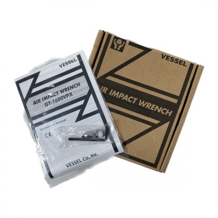  VESSEL ベッセル エアインパクトレンチ　差込角12.7ｍｍ　最大締付トルク240.3Nm GT-1600VPX レッド