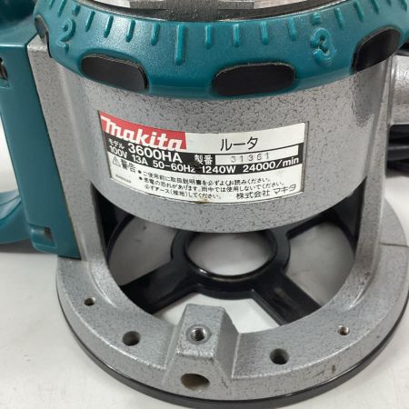 MAKITA マキタ ルーター 3600HA グリーン 本体のみ コード式