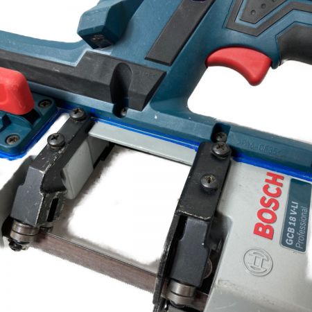  BOSCH ボッシュ 18V 充電式バンドソー (バッテリ2個・充電器・ケース付） GCB18V-LI ネイビー