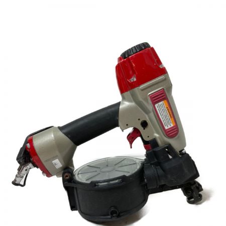  MAX マックス 50mm 常圧エアネイラ ケース付 CN-450G レッド×シルバー