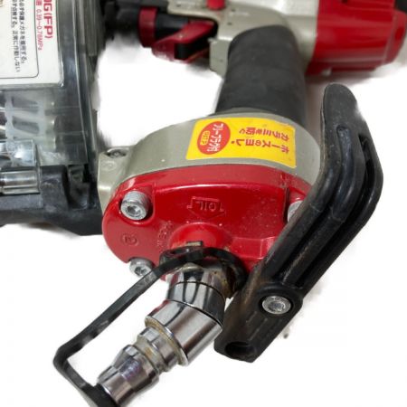  MAX マックス 50mm 常圧エアネイラ ケース付 CN-450G レッド×シルバー