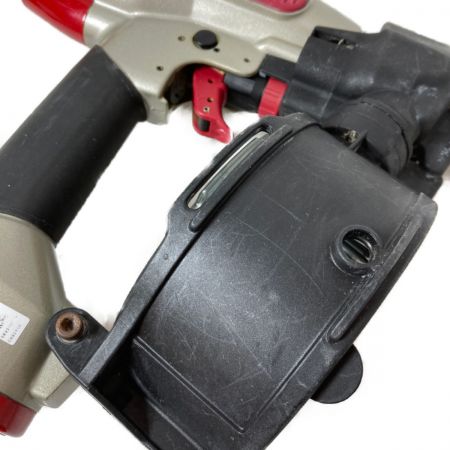  MAX マックス 50mm 常圧エアネイラ ケース付 CN-450G レッド×シルバー