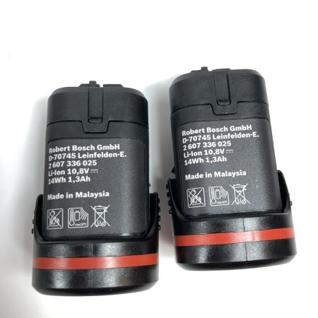  BOSCH ボッシュ 10.8V バッテリードライバドリル （バッテリ2個・充電器・ケース付） GSR10.8V-LI ネイビー