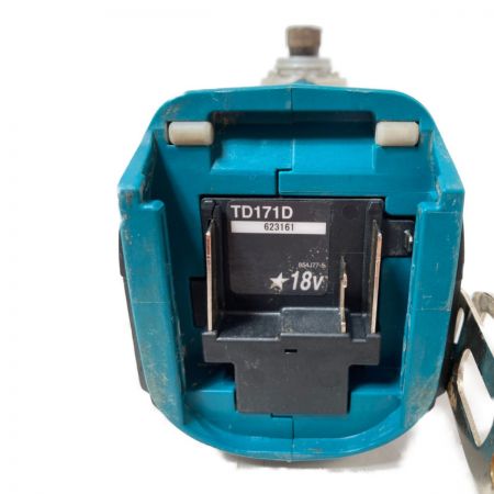  MAKITA マキタ 18V 充電式インパクトドライバ バッテリ1個付属 （充電器なし） TD171D ブルー