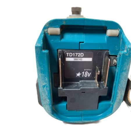 中古】 MAKITA マキタ 18V 充電式インパクトドライバ バッテリ1個