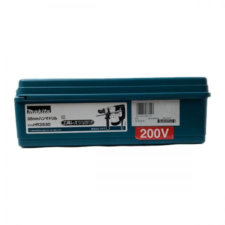  MAKITA マキタ 200V 六角軸 35mm コード式ハンマドリル HR3530 ブルー