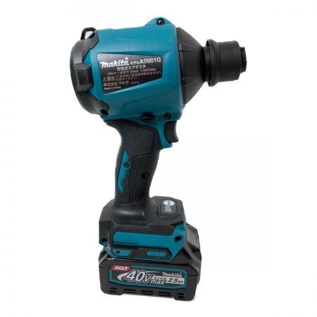  MAKITA マキタ 40Vmax 充電式エアダスタ （バッテリ1個・充電器・アタッチメント・ケース付） AS001GRD