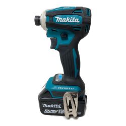 ＊＊ MAKITA マキタ 18V 充電式インパクトドライバ バッテリ1個付属 (充電器なし） TD172D ブルー Bランク