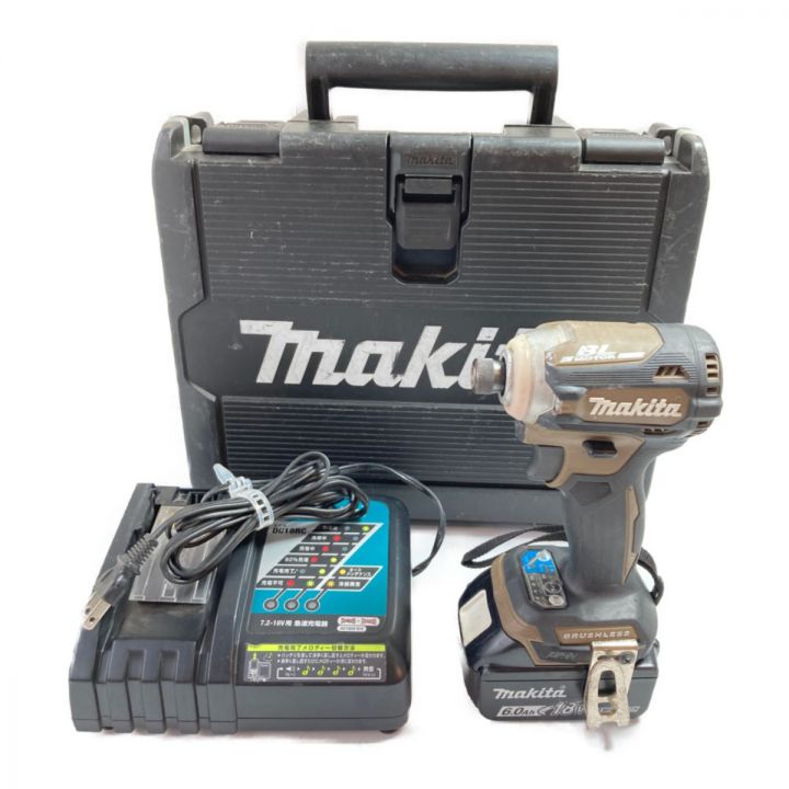 MAKITA マキタ 18V 充電式インパクトドライバ （バッテリ1個・充電器・ケース付） TD171D オリーブ｜中古｜なんでもリサイクルビッグバン