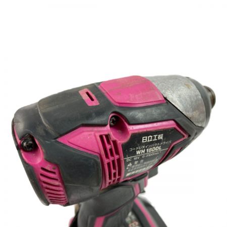  HITACHI 日立 18V コードレスインパクトドライバ バッテリ1個付属 (充電器なし） WH18DDL ショッキングピンク