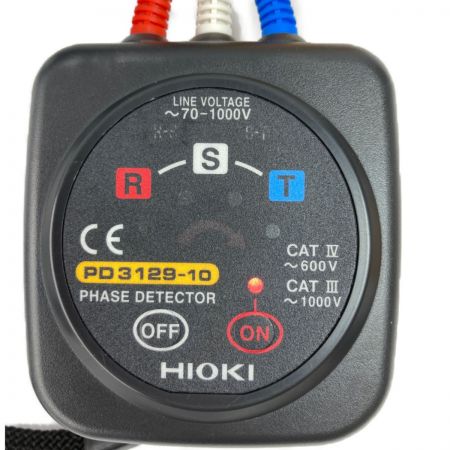  HIOKI 金属非接触式検相器 ソフトケース付 PD3129-10 ブラック×オレンジ