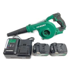 ＊＊ HiKOKI ハイコーキ 18V コードレスブロワ (マルチバッテリ2個・充電器付属） RB18DC グリーン Cランク