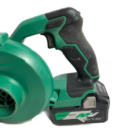  HiKOKI ハイコーキ 18V コードレスブロワ (マルチバッテリ2個・充電器付属） RB18DC グリーン