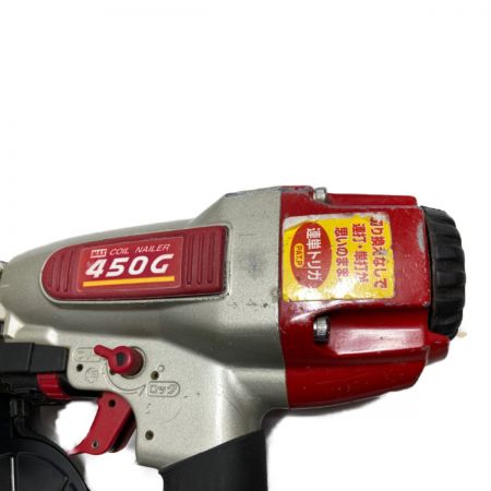  MAX マックス 32~50mm 常圧コイルネイラ ケース付 CN-450G(FP) レッド