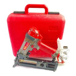 ＊＊ MAX マックス 50mm フロア用高圧ネイラ ケース付 HS-50 レッド Cランク