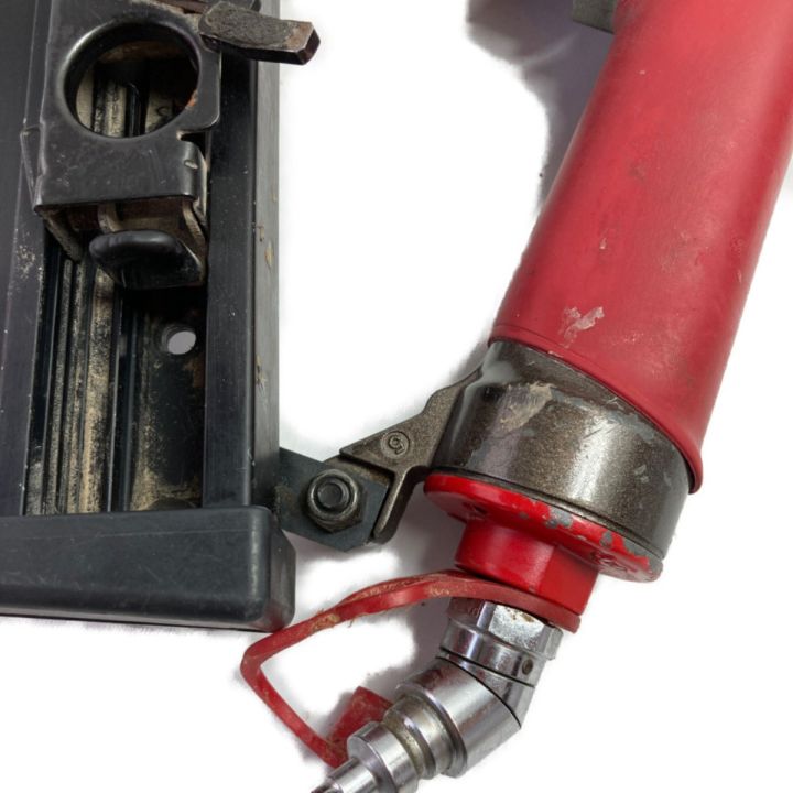 MAX マックス 50mm フロア用高圧ネイラ ケース付 HS-50 レッド｜中古  