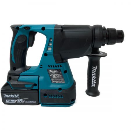  MAKITA マキタ 18V 充電式ハンマドリル 24mm (バッテリ2個・充電器・ケース付） HR244DRGX ブルー