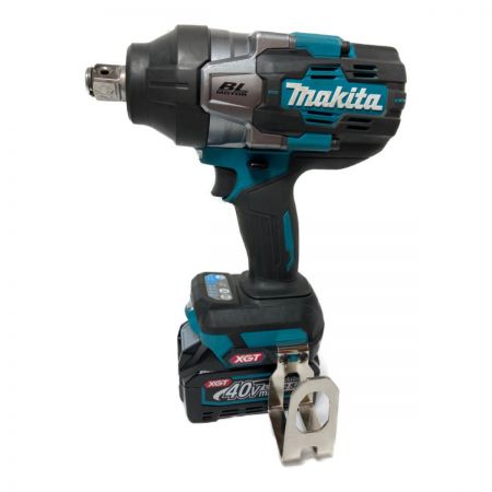  MAKITA マキタ 40Vmax 充電式インパクトレンチ （バッテリ2個・充電器・ケース付） TW001GRDX ブルー