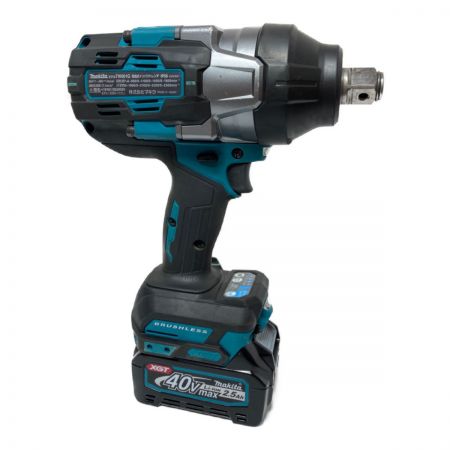  MAKITA マキタ 40Vmax 充電式インパクトレンチ （バッテリ2個・充電器・ケース付） TW001GRDX ブルー