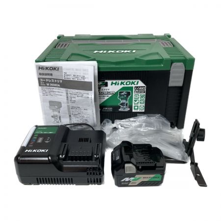  HiKOKI ハイコーキ 36V 8mm コードレストリマ  バッテリ1個・充電器・システムケース付 M3608DA XP グリーン