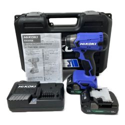 ＊＊ HiKOKI ハイコーキ 18V 充電式インパクトドライバ  バッテリ2個・充電器・ケース付 FWH18DA パープル Bランク