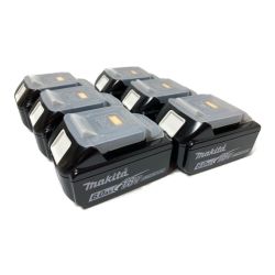 ＊＊ MAKITA マキタ 18V/6.0Ah 純正バッテリ 6個セット PSEマーク有 (2) BL1860B ブラック Sランク