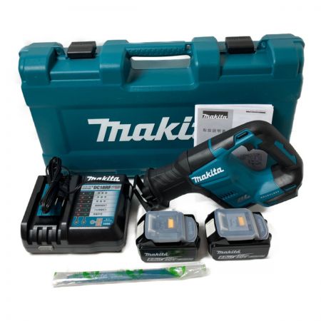  MAKITA マキタ 18V 充電式レシプロソー (バッテリ2個・充電器・ケース付） JR188DRGX ブルー